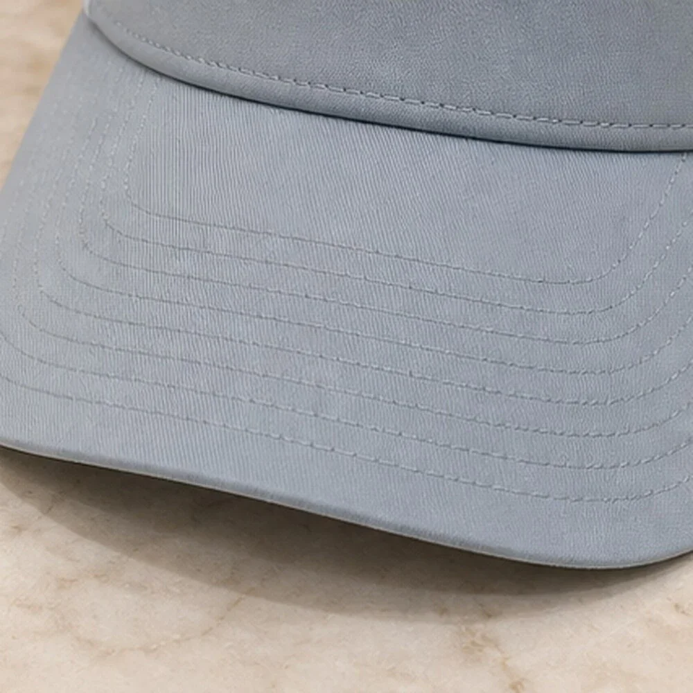 ALO Yoga Mist Blue Gray Active Mesh Trucker Cap Hat NWT